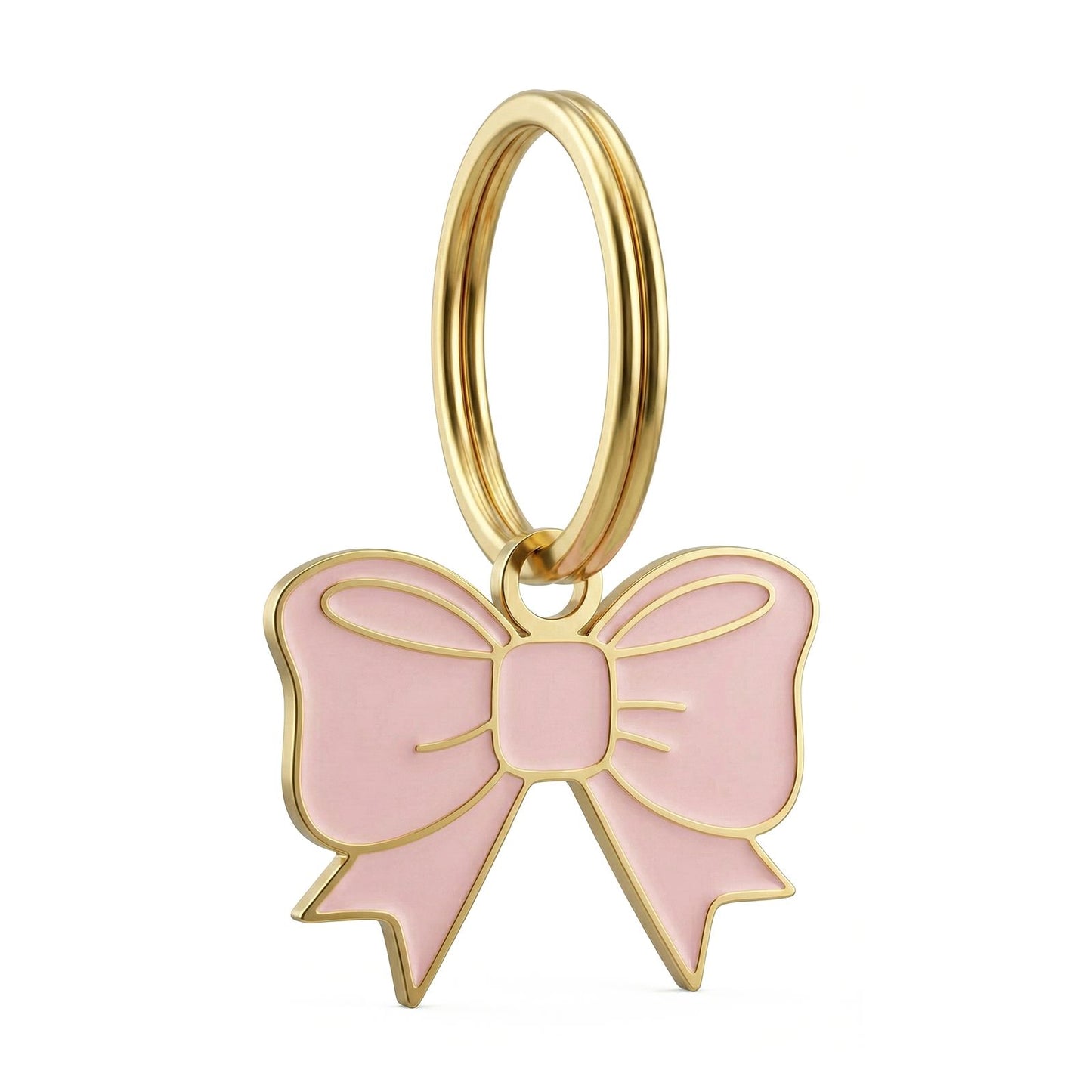Pink Bow Tag