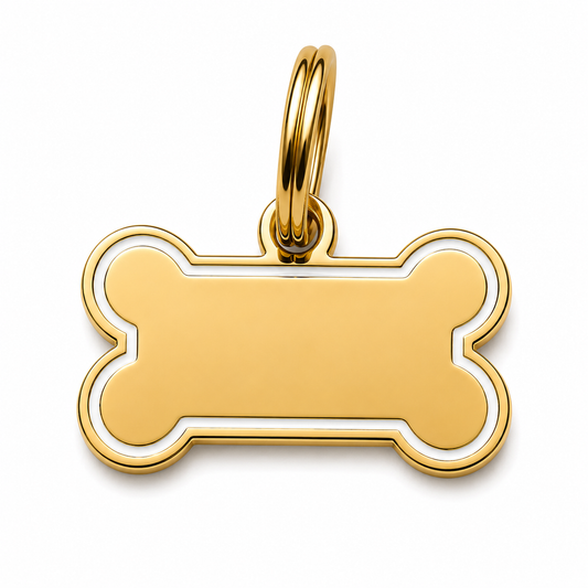 Gold Bone Tag